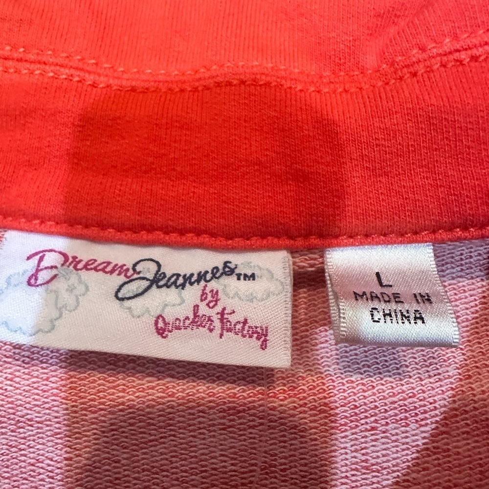 Quaker Factory Dream Jeanne’s 2 piece jacket and capri set size M/L - Picture 4 of 16